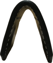 Load image into Gallery viewer, Black leather shotgun barrel protector for trapshooting and other clay pigeon sports.