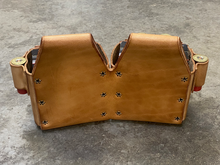 Load image into Gallery viewer, Classic Double Shotgun Shell Box Holder with 6 Spare Round Holders - With Text