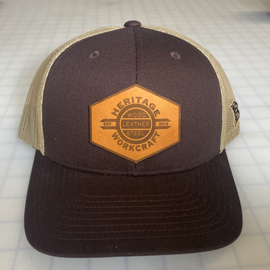 HW Hat with Leather Logo
